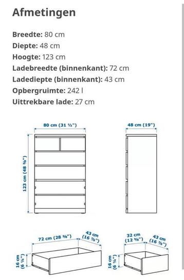 IKEA Malm ladekast - afbeelding 5