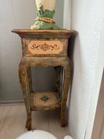 Vintage Florentijnse Console Tafel / Bijzettafel, 45 tot 60 cm, Minder dan 55 cm, Gebruikt, Ophalen of Verzenden