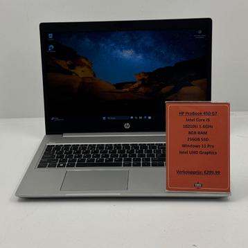 HP ProBook 450 G7 laptop | Intel Core i5 10210U 1.6GHz 8GB R beschikbaar voor biedingen