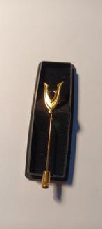 Gouden reversspeld met U-vorm Draag insigne  veteranen, Ophalen of Verzenden