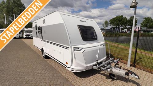 Knaus Sport 500 QDK - 1800KG / stapelbedden / fietsendrager, Caravans en Kamperen, Caravans, Bedrijf, tot en met 4, 1000 - 1250 kg