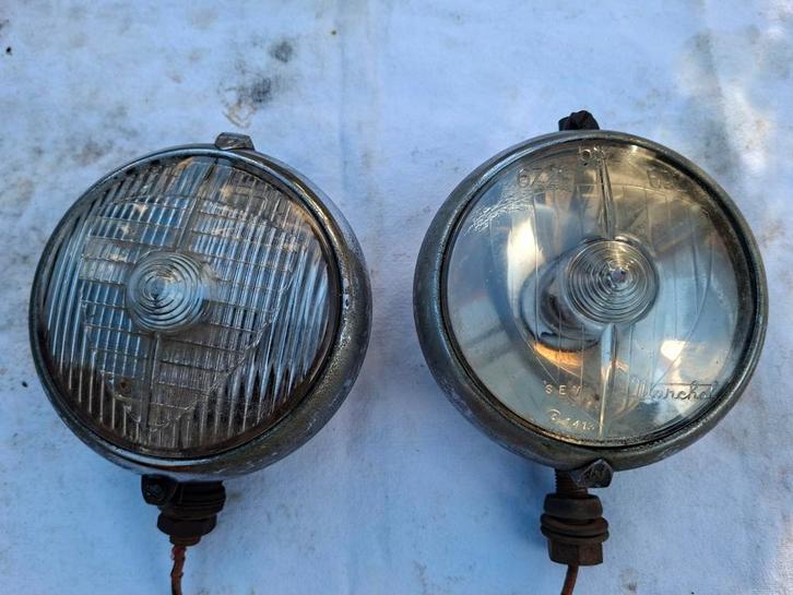 S.E.V Marchal + WILLOQ Bottin + HELLA oltimer lampen, Auto-onderdelen, Verlichting, Oldtimer onderdelen, Universele onderdelen