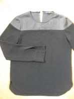 ZARA Woman trui bloes zwart met leer maat XS - nieuw -, Nieuw, Ophalen of Verzenden, Maat 34 (XS) of kleiner, Zara