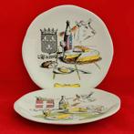 Gien France - kaasbordjes Savoie Tomme & Ile de France Brie, Ophalen of Verzenden