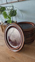 gebaks borden retro  11 stuks, Huis en Inrichting, Keuken | Servies, Keramiek, Ophalen of Verzenden, Zo goed als nieuw, Bord(en)