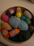 Grote partij diverse kleuren katoen garen, Hobby en Vrije tijd, Breien en Haken, Ophalen of Verzenden, Zo goed als nieuw, Breien of Haken