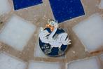 Zeer mooi vintage KLM speldje met zwaan, Ophalen of Verzenden, Zo goed als nieuw, Figuurtje, Speldje of Pin