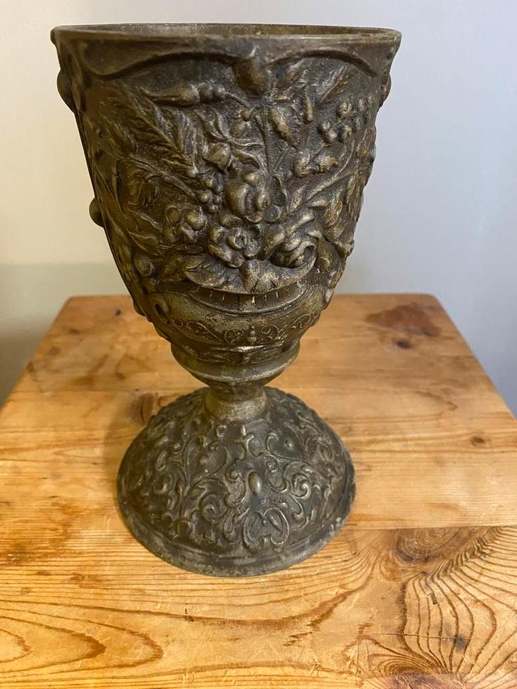 Antieke beker, Antiek en Kunst, Antiek | Tin, Ophalen of Verzenden