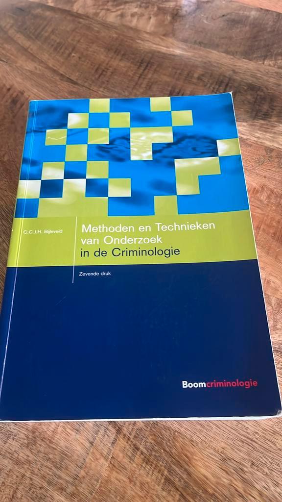 Methoden technieken van onderzoek criminologie 9789462368347, Boeken, Studieboeken en Cursussen, Zo goed als nieuw, HBO, Ophalen of Verzenden