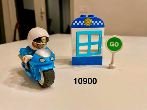 Duplo politiemotor 10900, Kinderen en Baby's, Speelgoed | Duplo en Lego, Zo goed als nieuw, Duplo, Verzenden