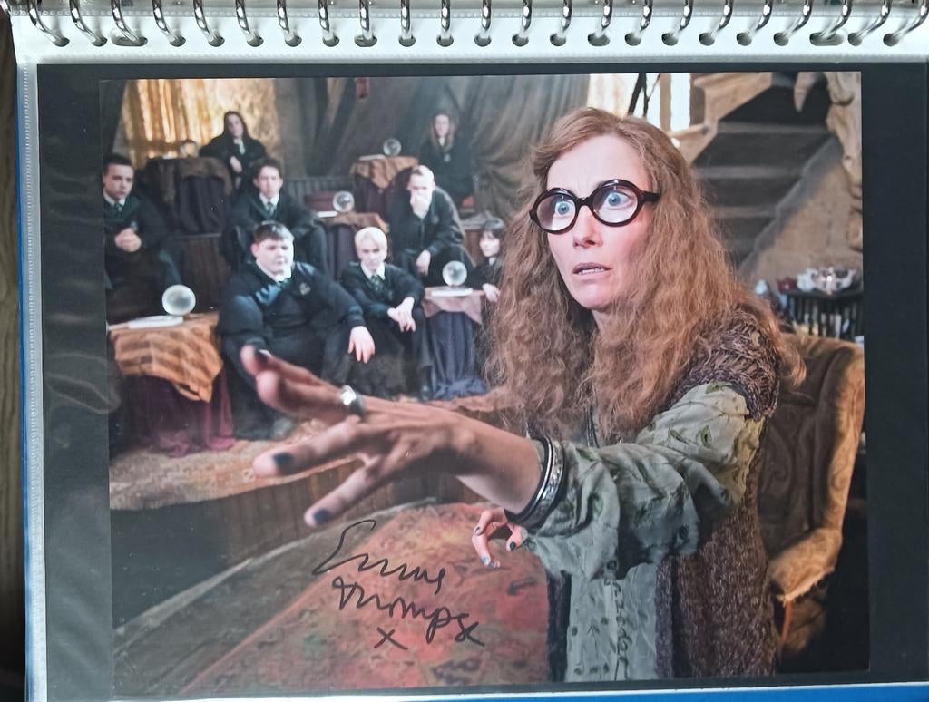 Originele handtekening Emma Thompson, Harry Potter, Ophalen of Verzenden, Zo goed als nieuw, Film, Foto of Kaart