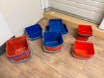 11 stuks schoonmaak baken / emmers / voor poetskar, Ophalen of Verzenden