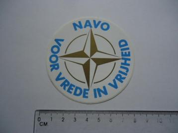 sticker oud NAVO NATO vrede leger defensie oorlog peace beschikbaar voor biedingen