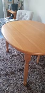 Eiken eethoek met 4 stoelen  top staat !!!!, Antiek en Kunst, Antiek | Meubels | Tafels, Ophalen of Verzenden