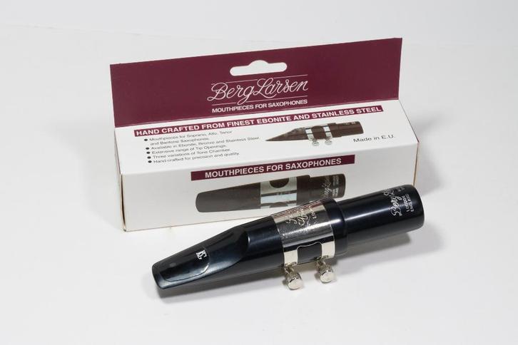 Mondstuk bariton saxofoon Berg-Larsen eboniet 120-2-SMS, Muziek en Instrumenten, Blaasinstrumenten | Saxofoons, Gebruikt, Bariton