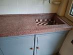 Terrazzo / granito aanrechtblad jaren '50, Ophalen, Gebruikt