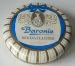 3 verschillende blikken Baronie Medaillons, zie de foto's, Ophalen of Verzenden, Zo goed als nieuw, Overige, Overige merken