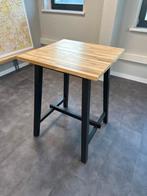 Houten Statafel / Bartafel Volledig van hout, Huis en Inrichting, Tafels | Statafels, Ophalen, Zo goed als nieuw
