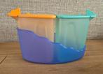 Tupperware trendy roomstel (suiker/melk) Blauw-Oranje-Groen, Huis en Inrichting, Keuken | Tupperware, Ophalen of Verzenden, Zo goed als nieuw