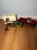 Schleich auto met trailer, Ophalen of Verzenden, Zo goed als nieuw