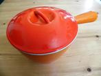 Originele Le Creuset saus- of fondupan, Huis en Inrichting, Keuken | Potten en Pannen, Ophalen of Verzenden, Zo goed als nieuw