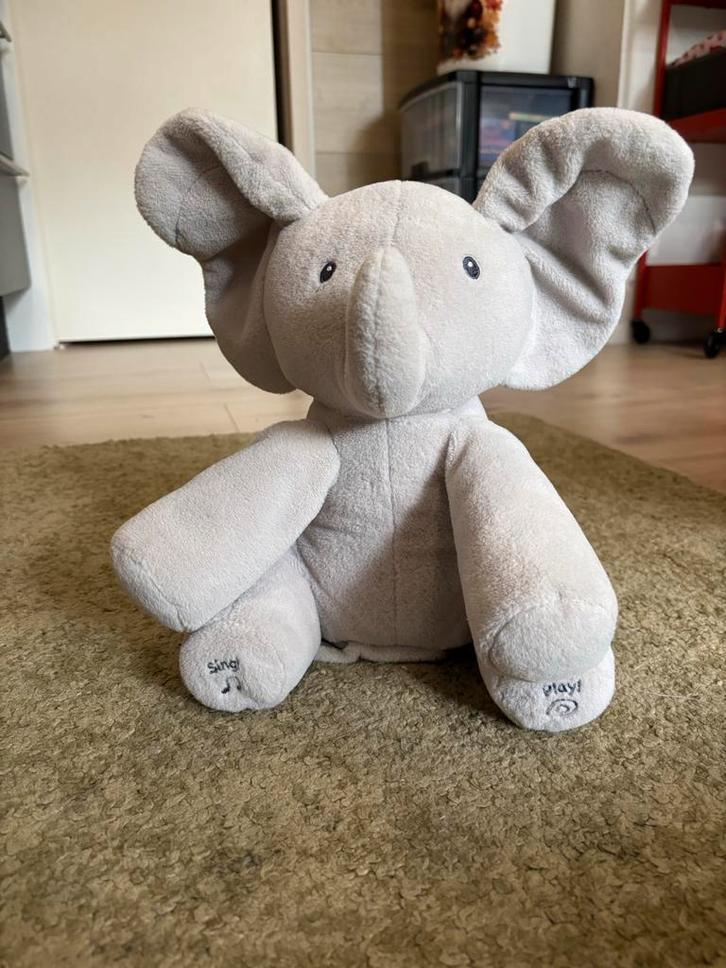 Flappy de Olifant - Interactief Knuffeldier, Kinderen en Baby's, Speelgoed | Knuffels en Pluche, Gebruikt, Olifant, Ophalen of Verzenden