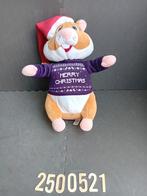 AH Hamster knuffel - Kerst Merry Christmas trui, Kinderen en Baby's, Speelgoed | Knuffels en Pluche, Gebruikt, ., Overige typen