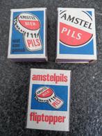 Amstel bier fliptopper lucifers doosjes 3 x, Verzenden, Zo goed als nieuw, Gebruiksvoorwerp