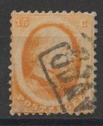 Nederland 1864 Koning Willem III nvph 6, Postzegels en Munten, Postzegels | Nederland, Ophalen of Verzenden, T/m 1940, Gestempeld
