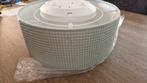 Plafondlamp mintgroen wafelstof met lichtdiffuser onderop, Ophalen, Gebruikt, Stof