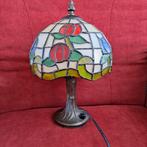 Tiffany Lamp - Glas in Lood, Ophalen of Verzenden, Zo goed als nieuw, Glas, Minder dan 50 cm