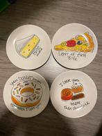 Blond Amsterdam Petit Four Bordjes - 4 stuks, Ophalen, Blond Amsterdam, Zo goed als nieuw, Bord(en)