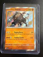 Paldean Tauros (PAF 172) Paldean Fates Baby Shiny Pokémon, Ophalen of Verzenden, Losse kaart, Foil