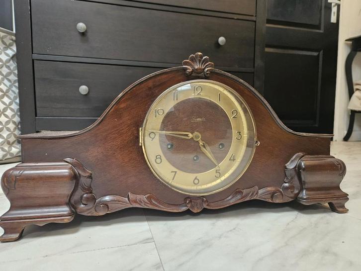Antieke Simplex Pendule Klok, Antiek en Kunst, Antiek | Klokken, Ophalen of Verzenden