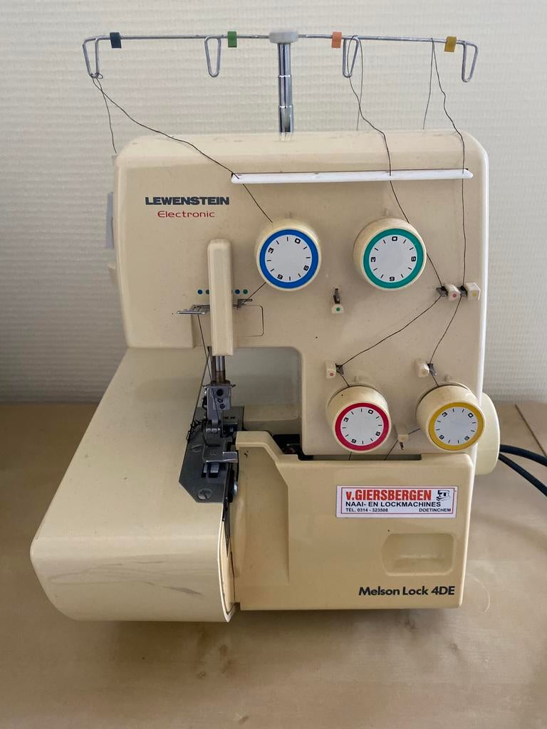 Lockmachine lewenstein melson 4DE 4 draads, Ophalen of Verzenden, Gebruikt, Lockmachine, Lewenstein