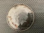Zilver 37 gram 25 jarig regeringsjubleum juliana en bernhard, Postzegels en Munten, Munten | Nederland, Ophalen of Verzenden, Koningin Juliana