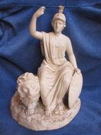 Groot antiek porseleinen beeld romeins 40cm hoog., Ophalen