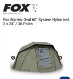 Fox Warrior Oval Brolly 60, Watersport en Boten, Hengelsport | Karpervissen, Ophalen, Zo goed als nieuw, Overige typen