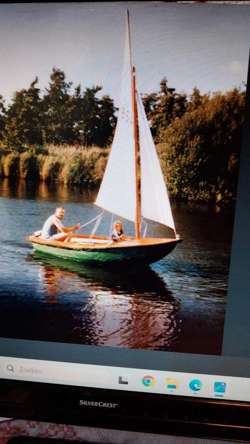 Prachtig zeilbootje. Leukethea, zonder trailer., Watersport en Boten, Zeilen en Zeiltoebehoren, Zo goed als nieuw, Minder dan 15 m²