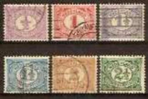 Nederland NVPH nr 50/5 gestempeld Cijfer 1899-1913, Postzegels en Munten, Postzegels | Nederland, Gestempeld, T/m 1940, Verzenden