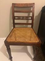 Houten vintage rotan stoel, Antiek en Kunst, Ophalen