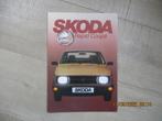 Skoda Rapid Coupé -- Skoda 130 folder +/- 1982  SALE.!!, Boeken, Auto's | Folders en Tijdschriften, Ophalen of Verzenden, Zo goed als nieuw
