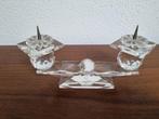 Swarovski kandelaar voor 2 kaarsen, kristal, Ophalen of Verzenden, Zo goed als nieuw, Huisaccessoire