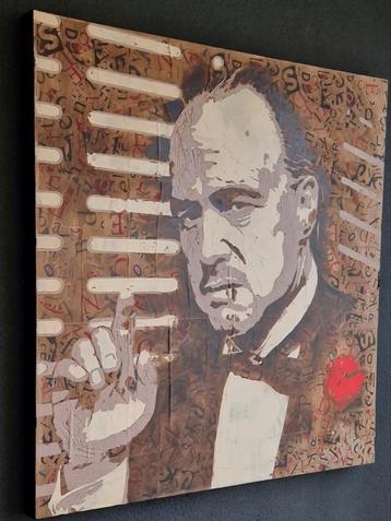 echt schilderij van de godfather  beschikbaar voor biedingen