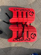 Rode Brabo legguards maat M, Sport en Fitness, Hockey, Ophalen, Zo goed als nieuw, Overige typen