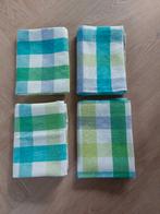 4 Katoenen servetten (NIEUW), Ophalen of Verzenden, Nieuw, Groen, Overige typen