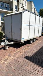Gesloten aanhangwagen foodtruck schaftkeet dichte aanhanger, Ophalen of Verzenden, Gebruikt