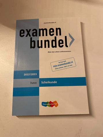 Examenbundel HAVO Scheikunde 2023 beschikbaar voor biedingen