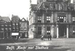 953857	Delft	Markt	Nette oude kaart Onbeschreven, Ophalen of Verzenden, Ongelopen, Zuid-Holland