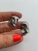 X501 Prachtige zilveren manchetknopen Fins ontwerp, Ophalen of Verzenden, Zilver, Manchetknopen